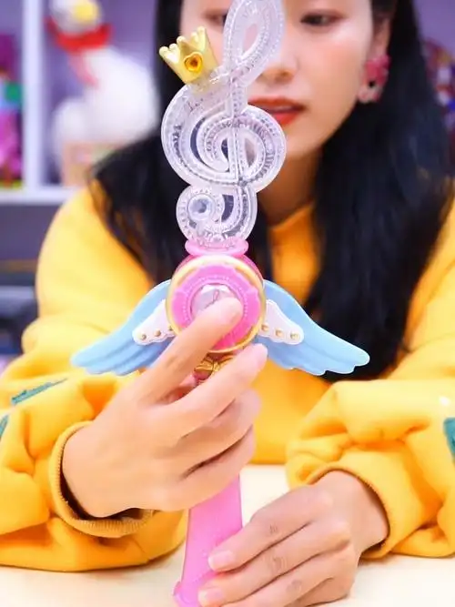 小玲魔法世界水晶旋律魔法棒玩具