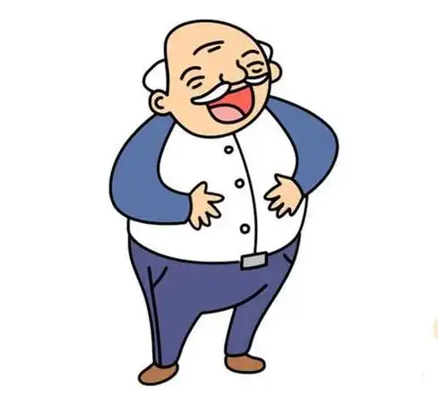 爷爷头像简笔画图片老人简笔画老人简笔画画法笑呵呵的爷爷简笔画图片