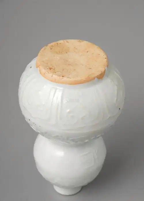 元代白釉葫芦瓶