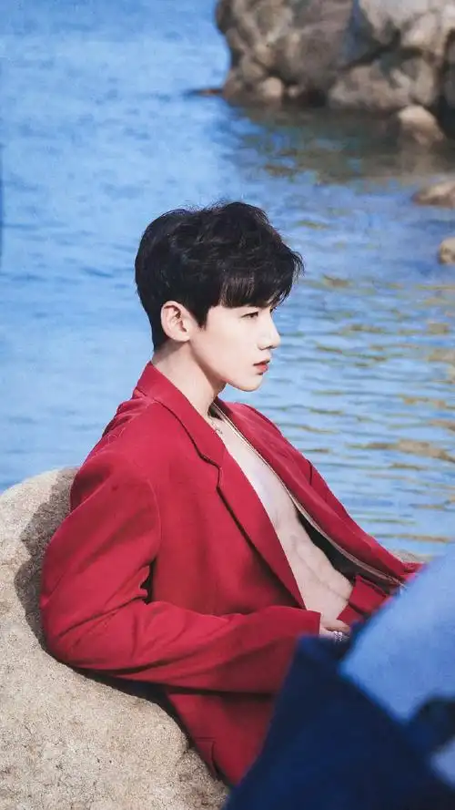 白敬亭芭莎踏浪大片