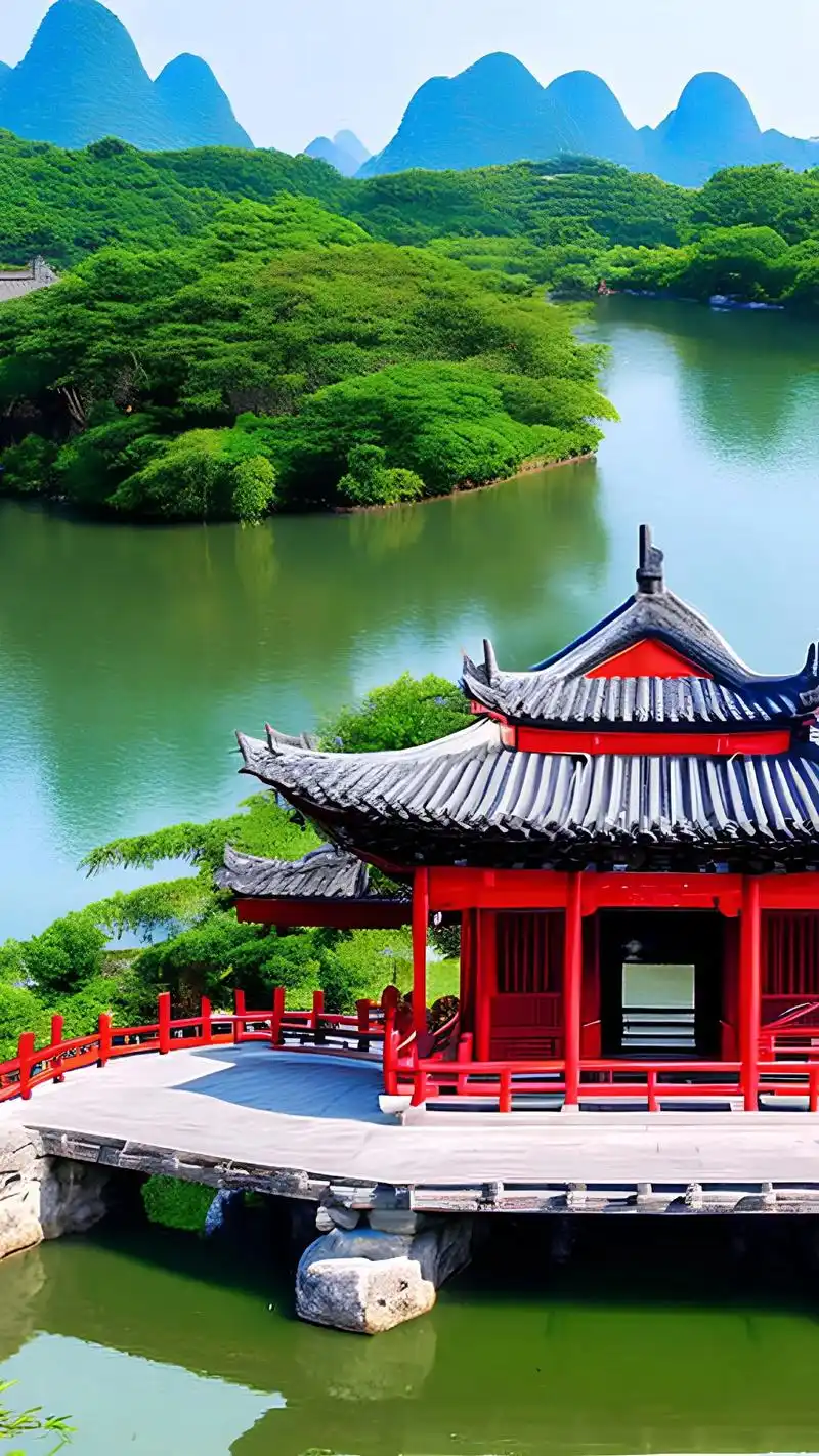 桂林印象.#令人一眼惊艳的中国美景 #景色宜人空气清新  # - 抖音