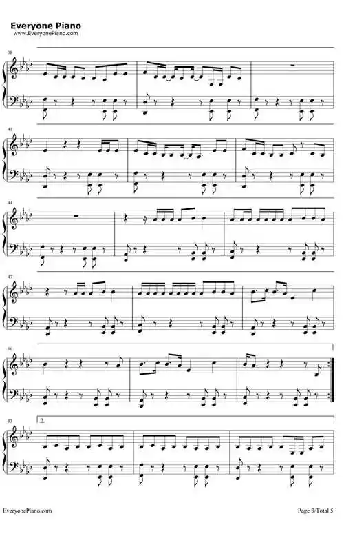 closer钢琴谱-thechainsmokers3