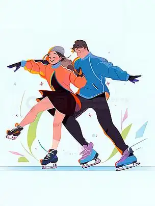 滑冰比赛ai图片