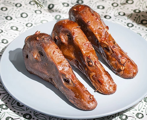 新鲜美味!周黑鸭气调盒装鸭头280g*2 武汉特产官方零食小吃