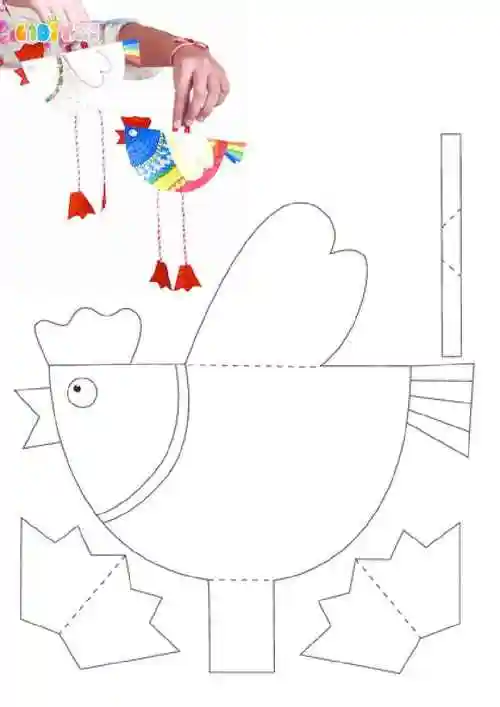 首页 综合其它   手工材料:母鸡模板,棉线,彩笔,剪刀,胶水