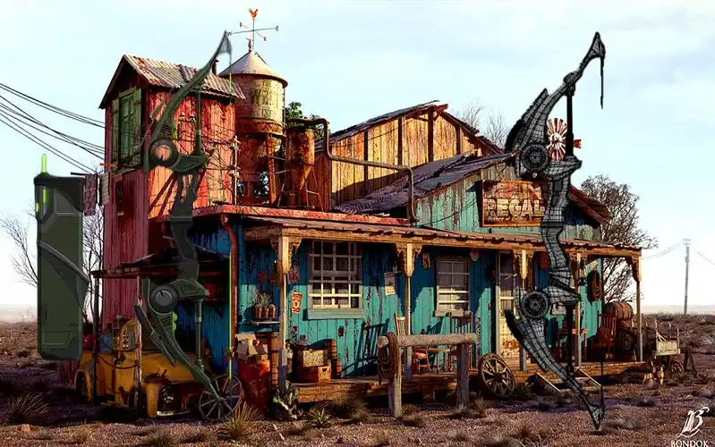 3d游戏建模—次世代写实场景制作,标准项目流程案例讲解