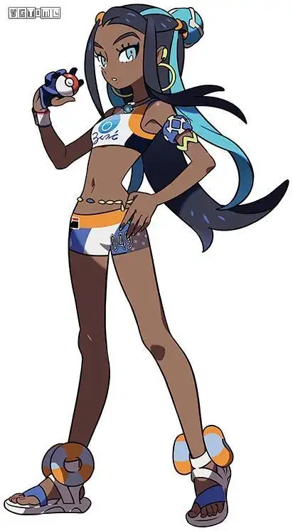 谁不爱黑皮宝可梦剑盾的水系道馆馆主美图欣赏