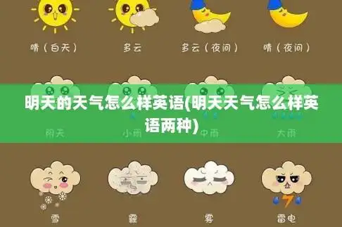 明天的天气怎么样英语(明天天气怎么样英语两种)