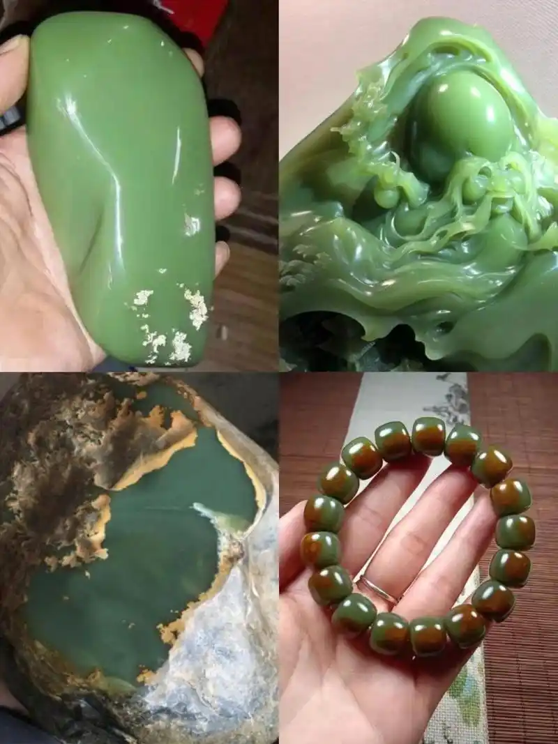 玩玉人绝对不能错过的河磨玉 和磨玉是东北岫岩玉的一种,透闪石成分