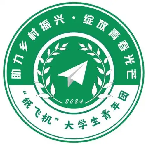 团队徽章以橄榄枝围绕纸飞机图案为主体,寓意向梦想出发.受访者供图