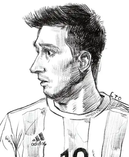 卡塔尔世界杯  #来小红书看世界杯  #阿根廷  #梅西球迷  #速写