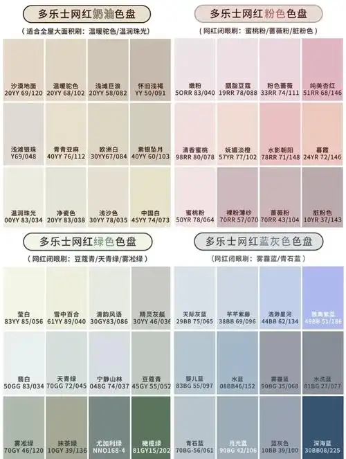 乳胶漆干货多乐士乳胶漆色号实拍图无滤