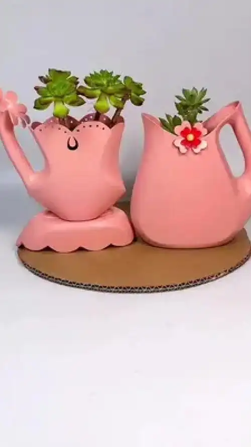 洗衣液瓶做花盆#自制花盆 #变废为宝 #手工 #手工多肉花盆