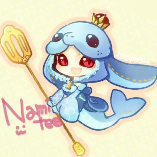 lol愚人节 娜美 鲛泥座人