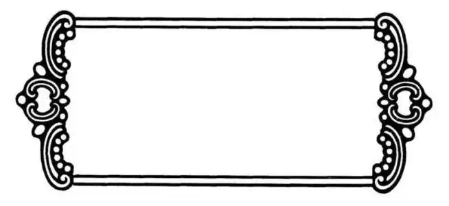 横长方形边框简笔画