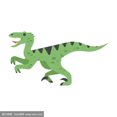 迅猛龙,绘画插图,动物,矢量,史前时代