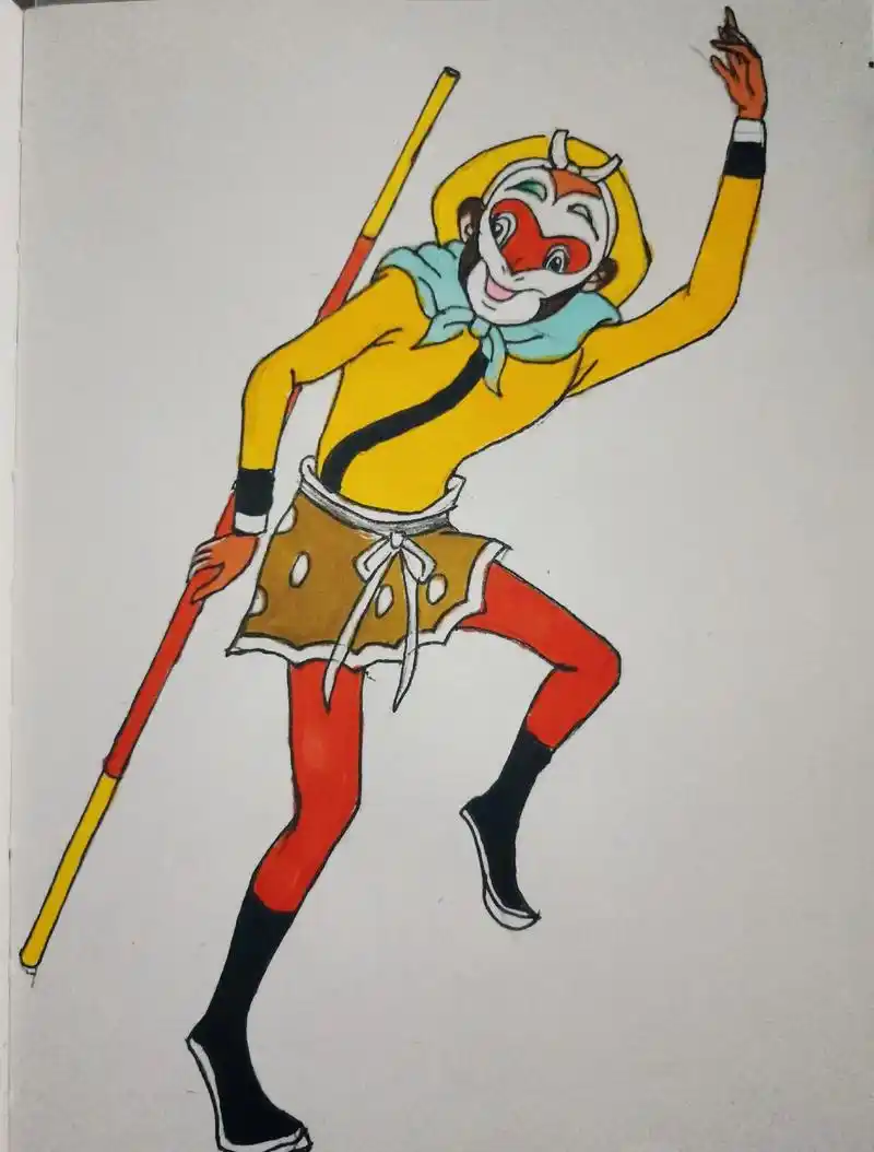 俺老孙多谢了#手绘 #动画 #大闹天宫 #孙悟空 #老电影  - 抖音