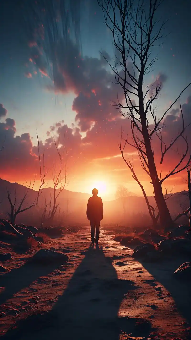 孤独背影壁纸,氛围感拉满91 孤独背影的壁纸,总是透露出一种别样的