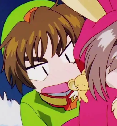 自截情头:木之本樱&李小狼 这一对太有爱了