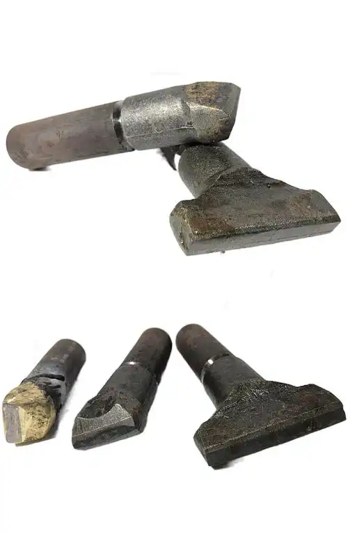 石雕石材板材凿边器自然面铜焊剁边钨钢合金凿修边劈石器凿子工具