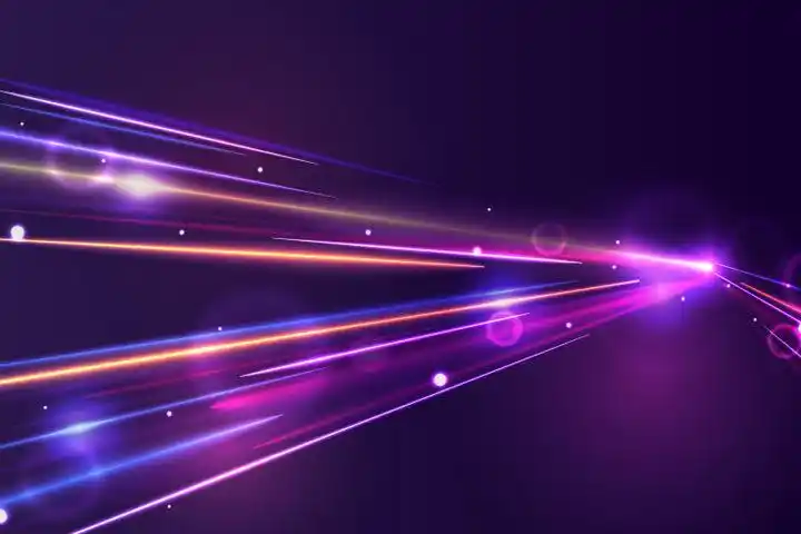 流光溢彩紫色光线高速效果背景图片