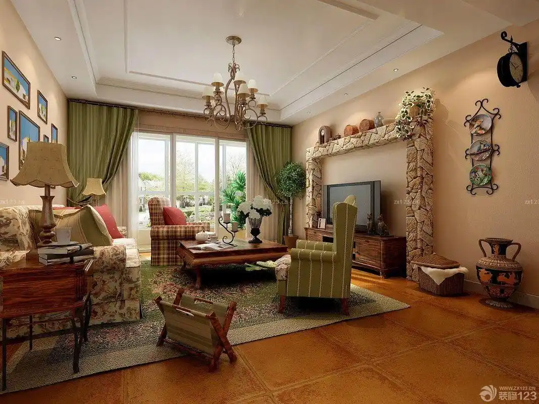 法式田园装修风格装修效果图欣赏