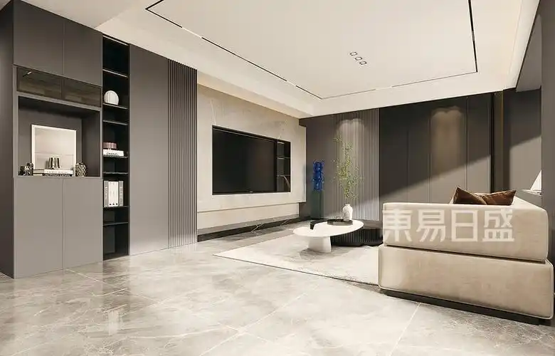 银河湾123㎡现代轻奢装修效果图