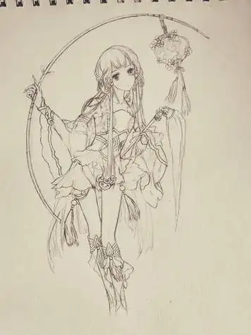 怎么画古风少女怎么画古风少女背影