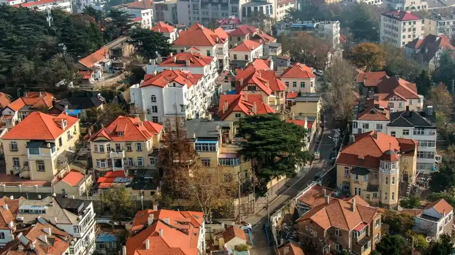 航拍老城区超美街角 - 青岛新闻网