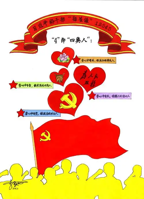 "两学一做"画解:守住底线 熔铸党性 铭记责任与忠诚