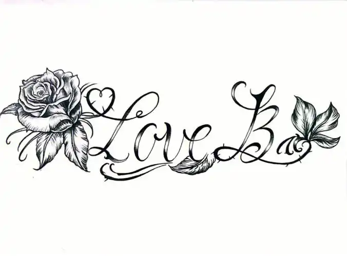 英文花体字  #花体字  #花体字纹身