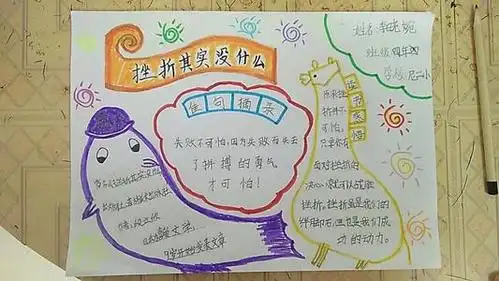 解决挫折的方法手抄报学习方法手抄报