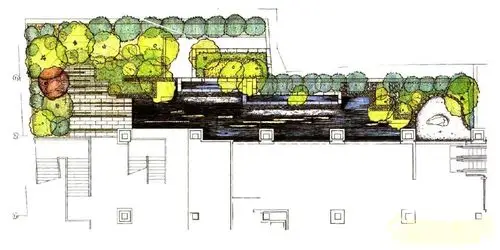 枯山水大师枡野俊明作品-麹町会馆花园