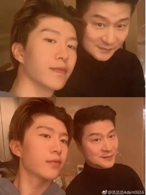 范丞丞是越长越帅的,拍照不用 45 度角的仰拍,依然颜值在线,其中最引