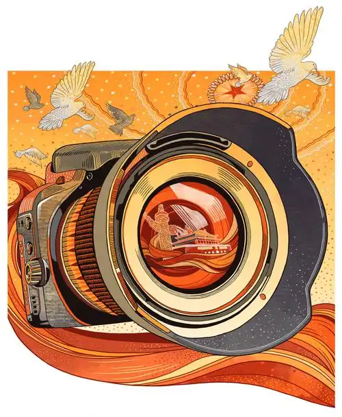 视觉传达考研手绘临摹素材|从黑白图案到海报插画1000例