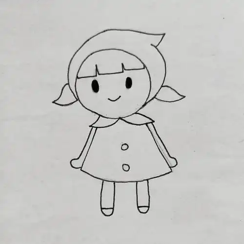 简笔画教学之小红帽78