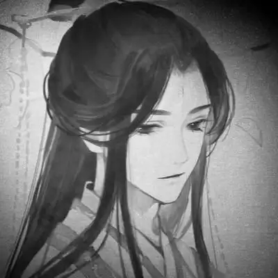 古风黑白头像男生水墨图片