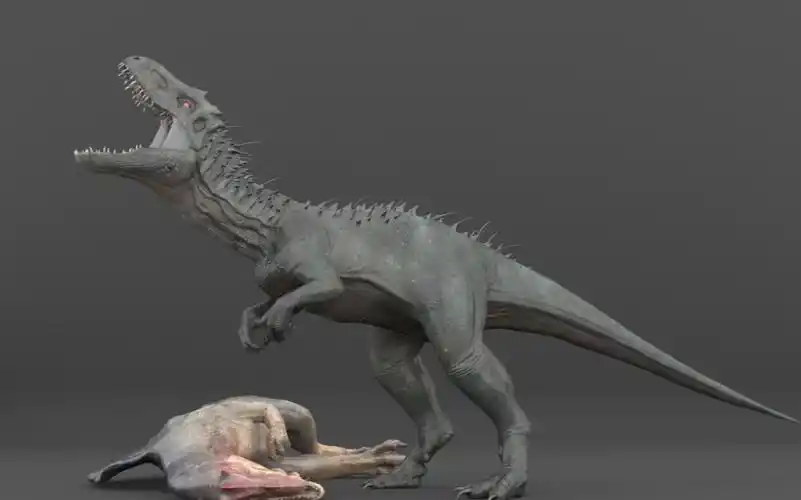 暴虐霸王龙秒杀棘斯拉