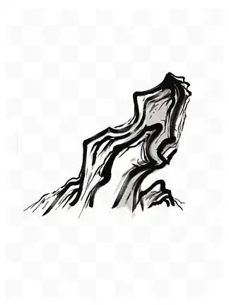 i>中 /i> i>国 /i>风 i>国 /i>画水墨石头