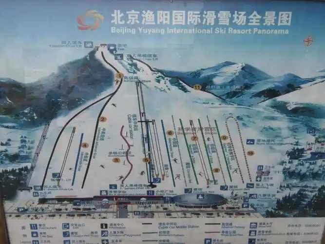 春节自驾游 平谷渔阳滑雪场