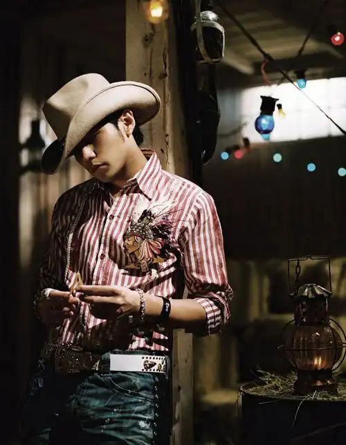 我很忙写真图周杰伦头像