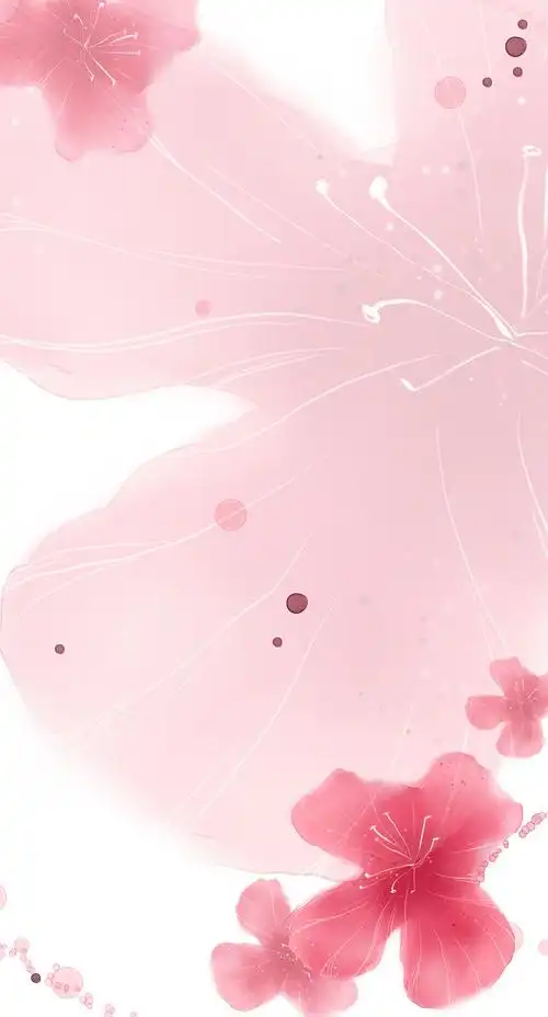 现代清新花卉美妆节电商海报背景