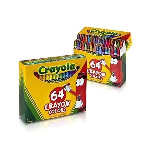 crayola绘儿乐装蜡笔64支2盒