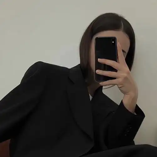 女生头像no9手机挡脸