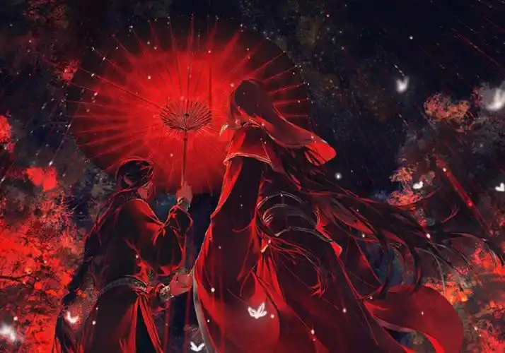 天官赐福百无禁忌为你明灯三千为你花开满城图片来自微博