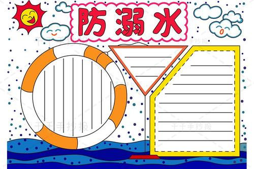 2021最新防溺水手抄报图片