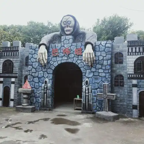 厂家现场施工定制密室全息鬼屋 恐怖屋装饰机械有声鬼屋