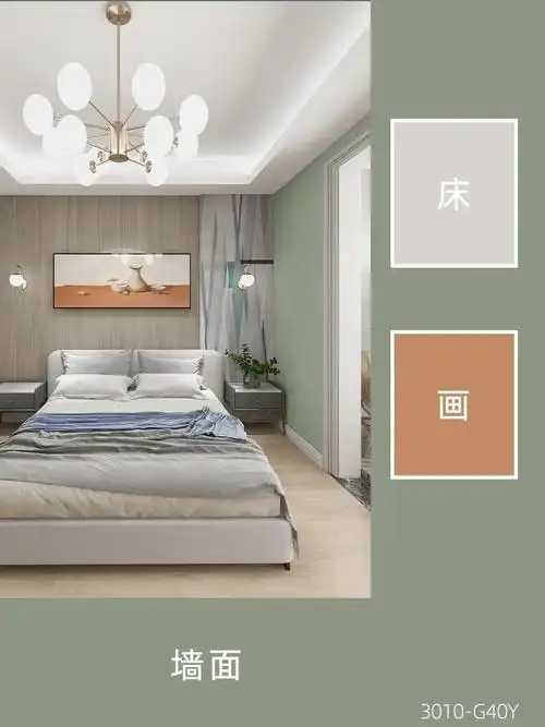 绿色控最爱7款乳胶漆配色方案