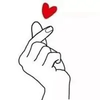 手指比心表情包_微信头像图片大全