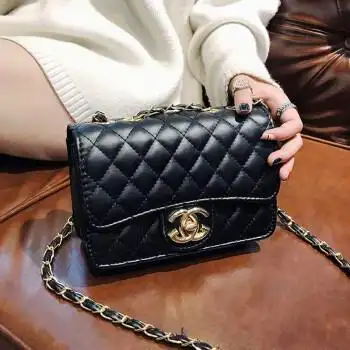 酷奇kuqi双g小蜜蜂小香风小包包2022春款质感日韩菱格凤凰百搭双g女包